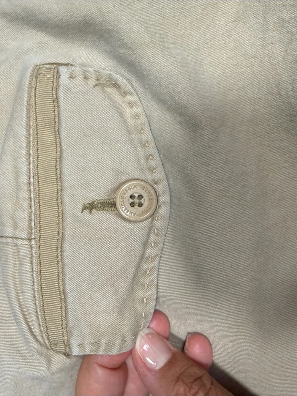 American Eagle Outfitters Women’s Boot Cut Jeans in Khaki